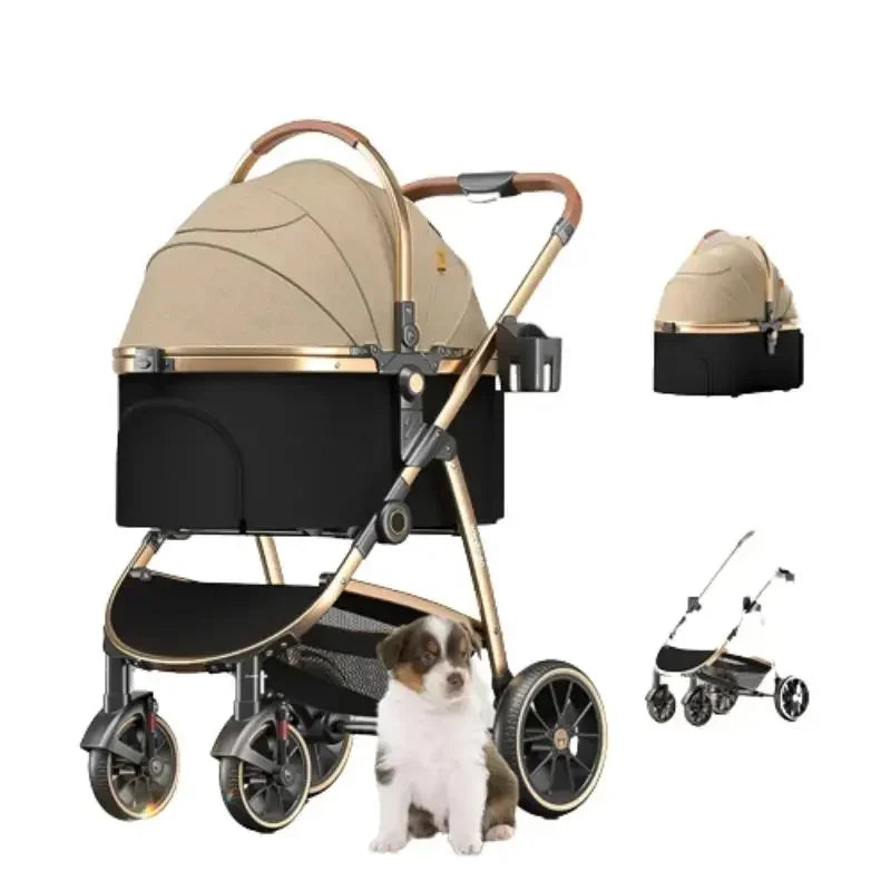 Bello Pet Stroller Dog Cat Poussette Chien Dog Stroller Pet Carriers & Travel Products