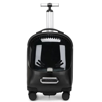 Pet Cat Bag Transparent Breathable Carrying Bag Trolley Backpack Space Capsule Cat Carrier Multifunctional Pet Bag