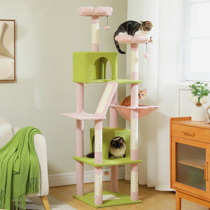 Multi-Level Cat Tree Cat Condo Scratching post for Kitten Furniture Large Cat Tower Cat Scrapers Cat Accessories Pet Cat Toys