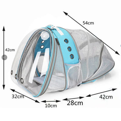 High Quality Astronaut Portable Cat Travel Bag Breathable Space Capsule Expandable Transparent Carrier Pet Backpack For Cat Dog