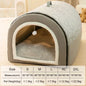 S-XXL Dog Kennel Warm Winter Dog House Mat Detachable Washable Dogs Bed Nest Deep Sleep Tent for Medium Large Dog House Supplies