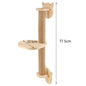 Cat Wall Pet Wooden Furniture Climbing Shelves Cat Hammock with Ladder or Jumping Platform for Kittens Indoor Playing and Perch